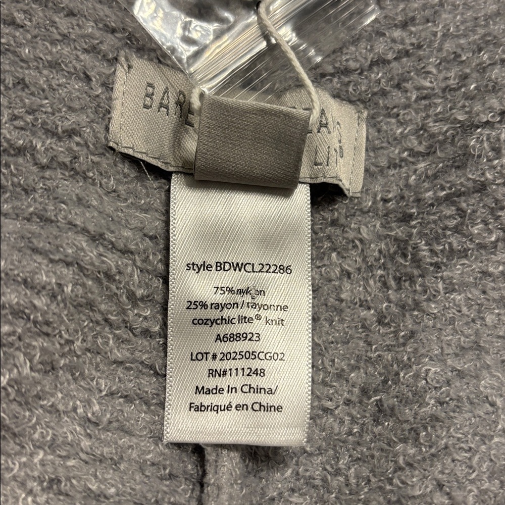Barefoot Dreams CozyChic Lite Ribbed Shawl Collar  Wrap Plus - Picture 11 of 11